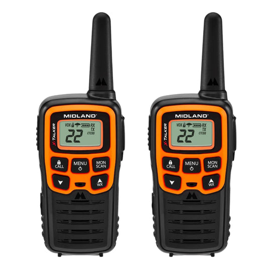 Radios Walkie Talkie Midland X-Talker T51VP3 22 canales 45km eVox GMRS FRS