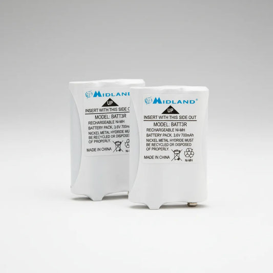 Par de baterías recargables Nimh Midland Batt3r Avp14 para T51 T55 T65 LXT600 series