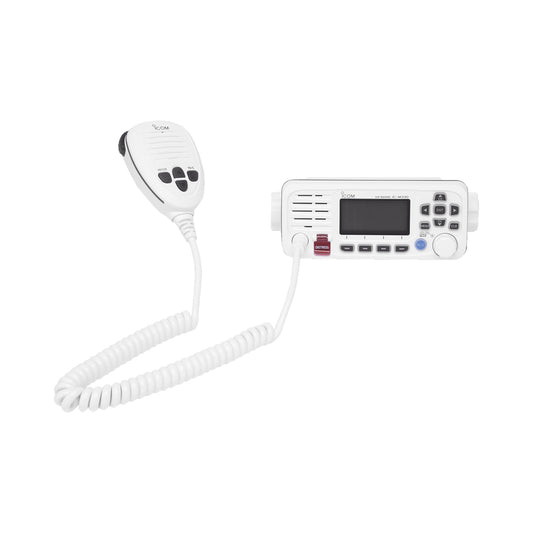 Radio Móvil Marino iCom IC-M330W GPS interconstruido clase D DSC 25W IPX7 incluye micrófono