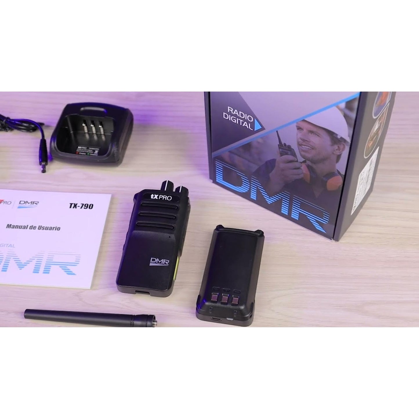 Radio Walkie Talkie TXPRO TX790V Digital DMR y Analógico VHF 5W 64 canales