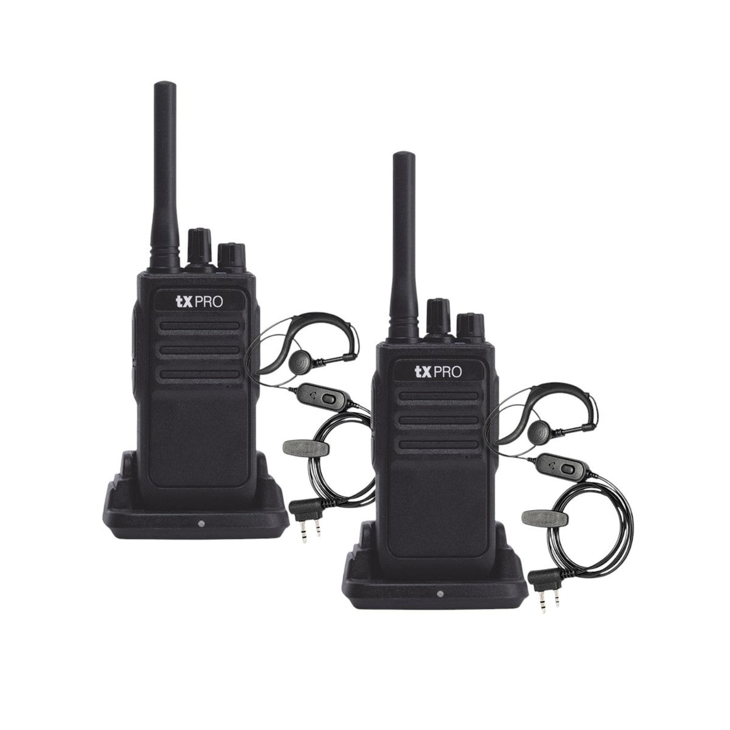 Par de radios Walkie Talkie Txpro Tx320 Con Manos Libres Uhf 16 canales 2W analógicos