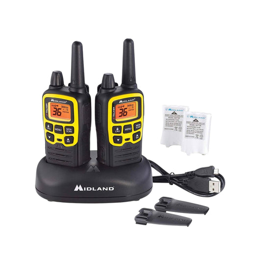 Par de radios walkie talkie Midland T61VP3 X-Talker GMRS FRS