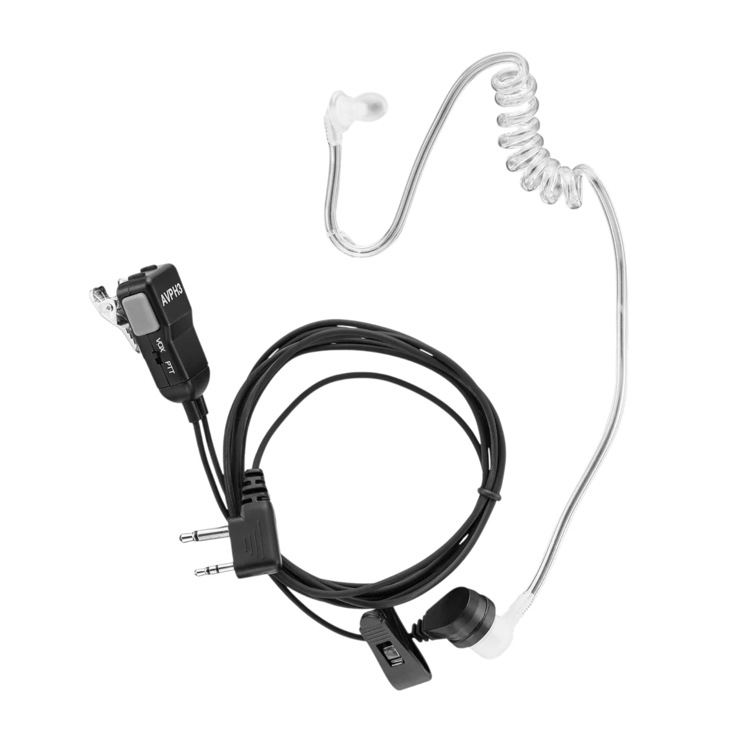 Par de auriculares manos libres Midland AVPH3 PTT Vox diadema audífono tipo escolta