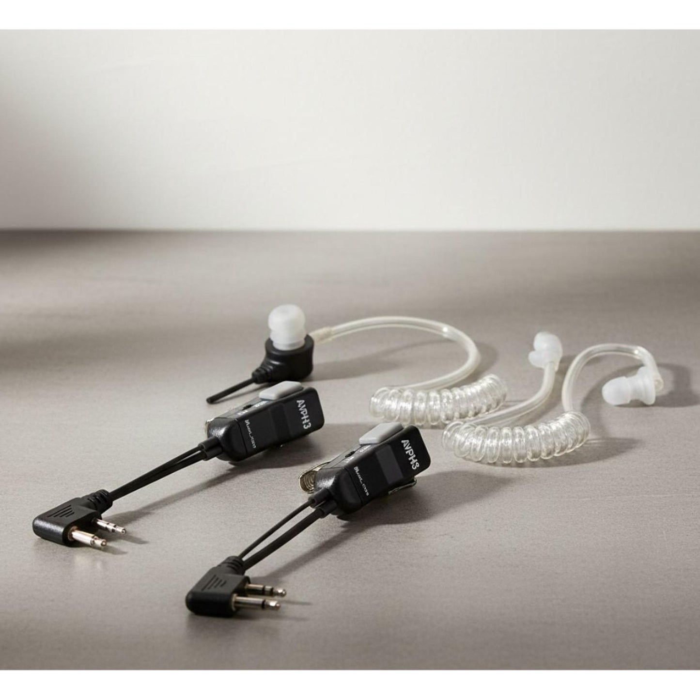 Par de auriculares manos libres Midland AVPH3 PTT Vox diadema audífono tipo escolta