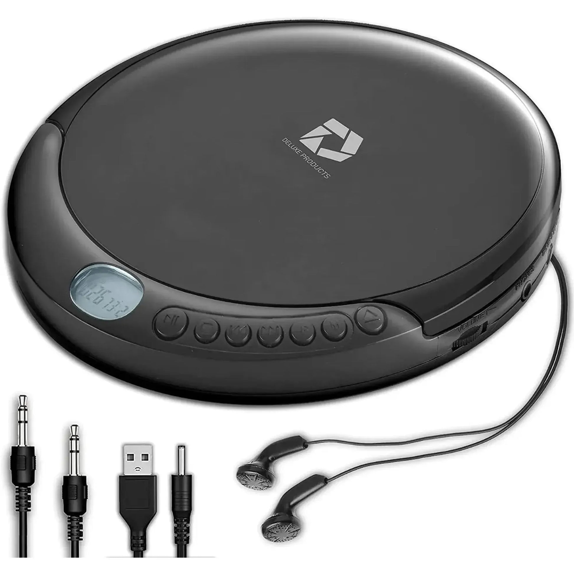Discman CD Player portátil Antigolpes salida Aux Incluye Audífonos