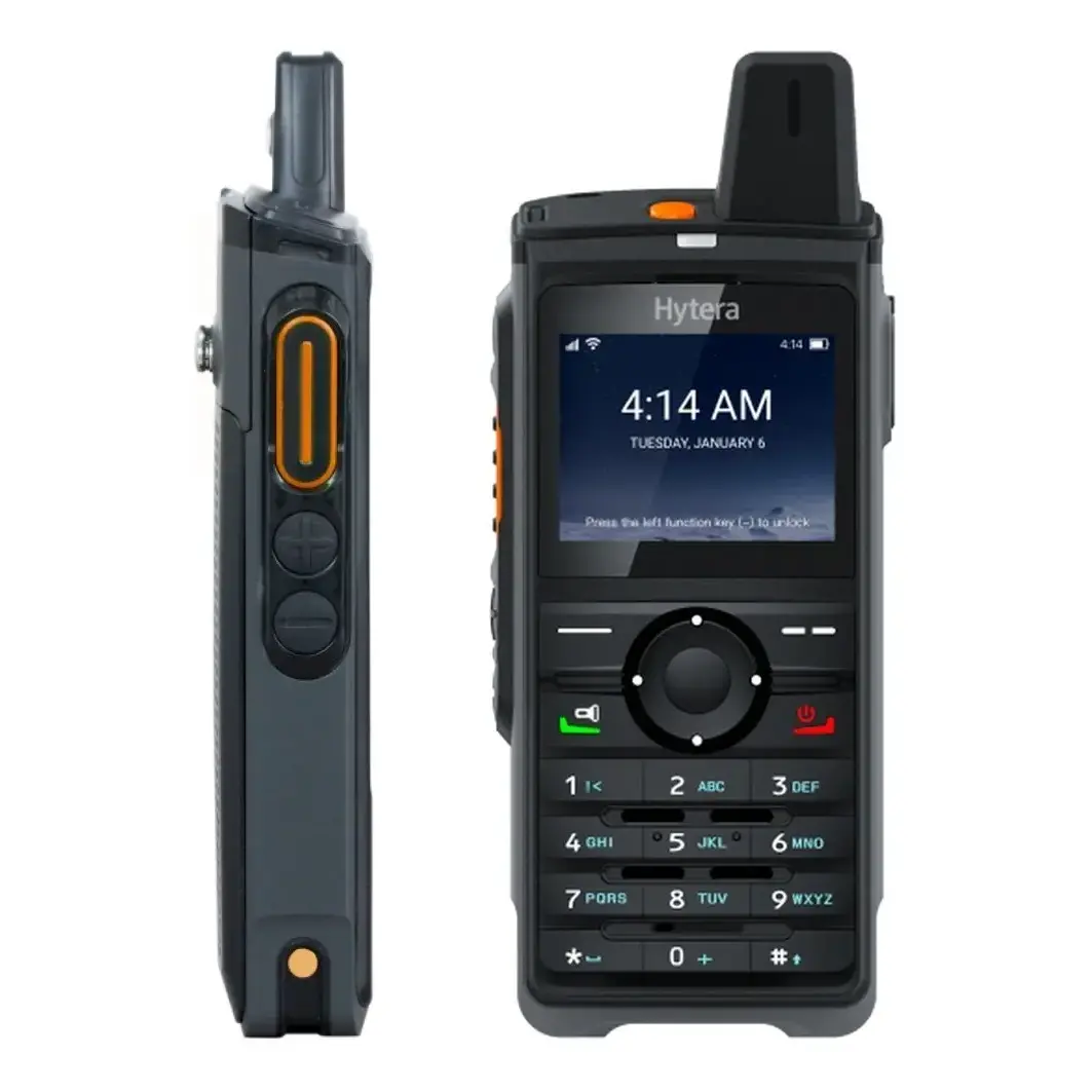 Radio portátil Hytera PNC380 PoC cobertura 4G 5G LTE GPS Impermeable IP67
