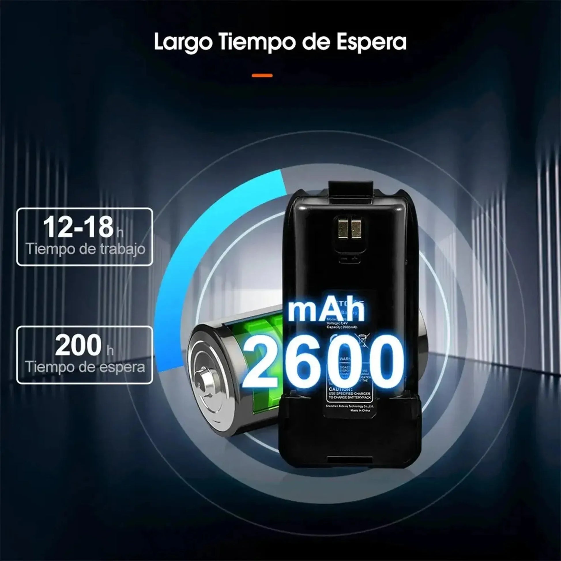 Par de radios Walkie Talkie Retevis RT86 Largo alcance 10W UHF 16 canales analógicos