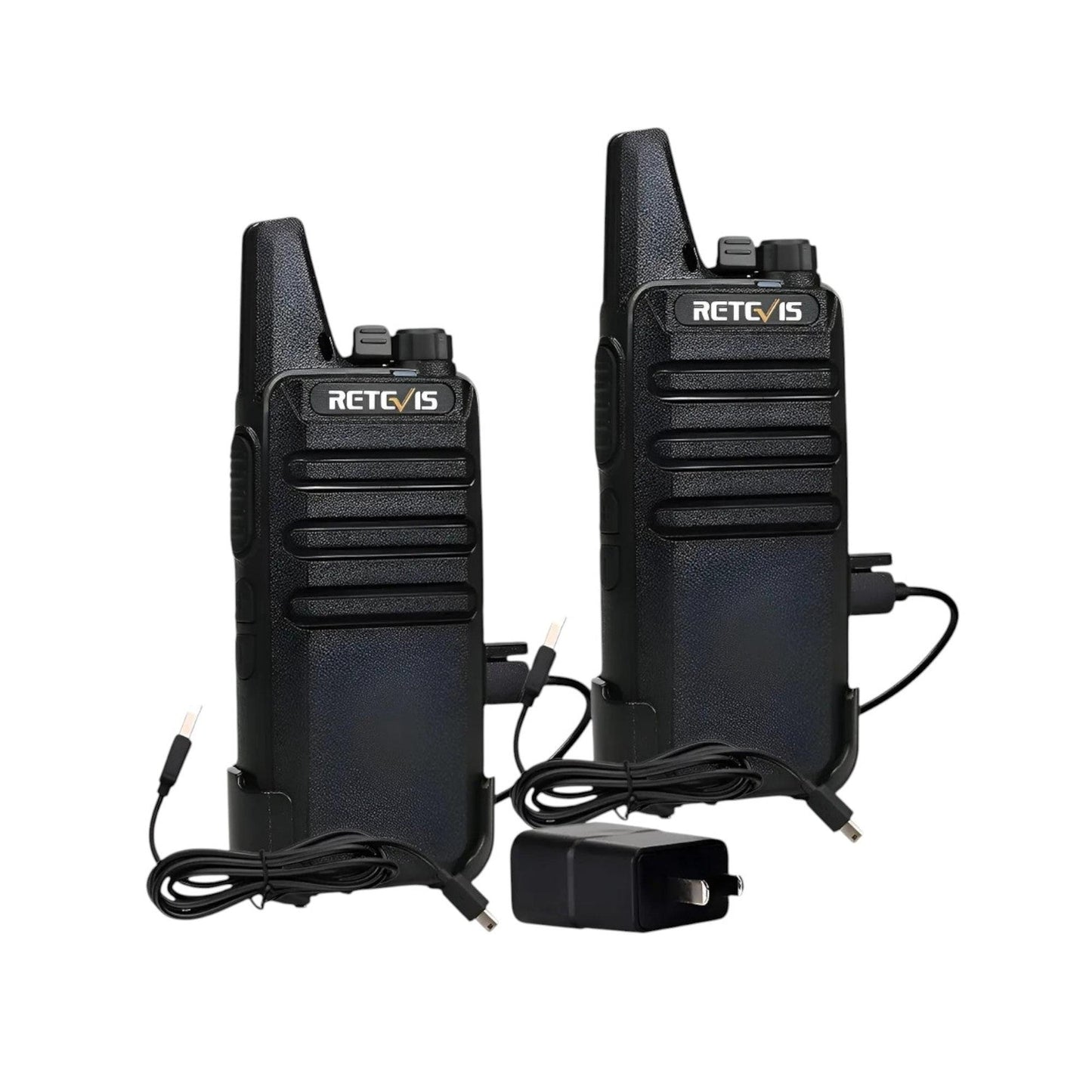 Par de Radios Walkie Talkie Retevis Mini RT22 UHF FRS 2W 16 canales analógicos