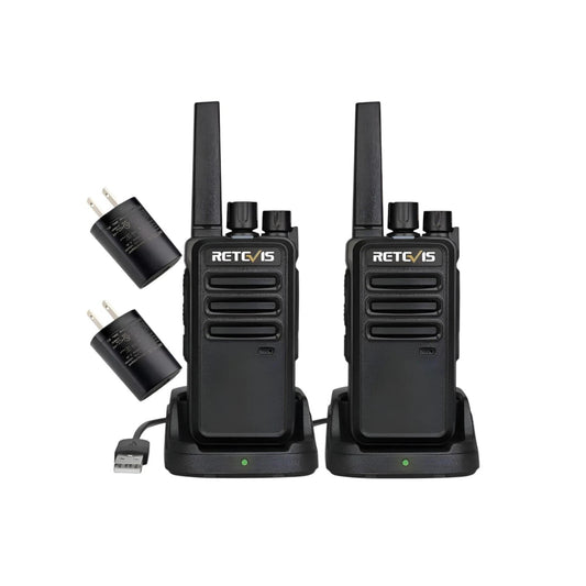 Par Radios Walkie Talkie Retevis RT68 UHF Analógico 2W 16 canales