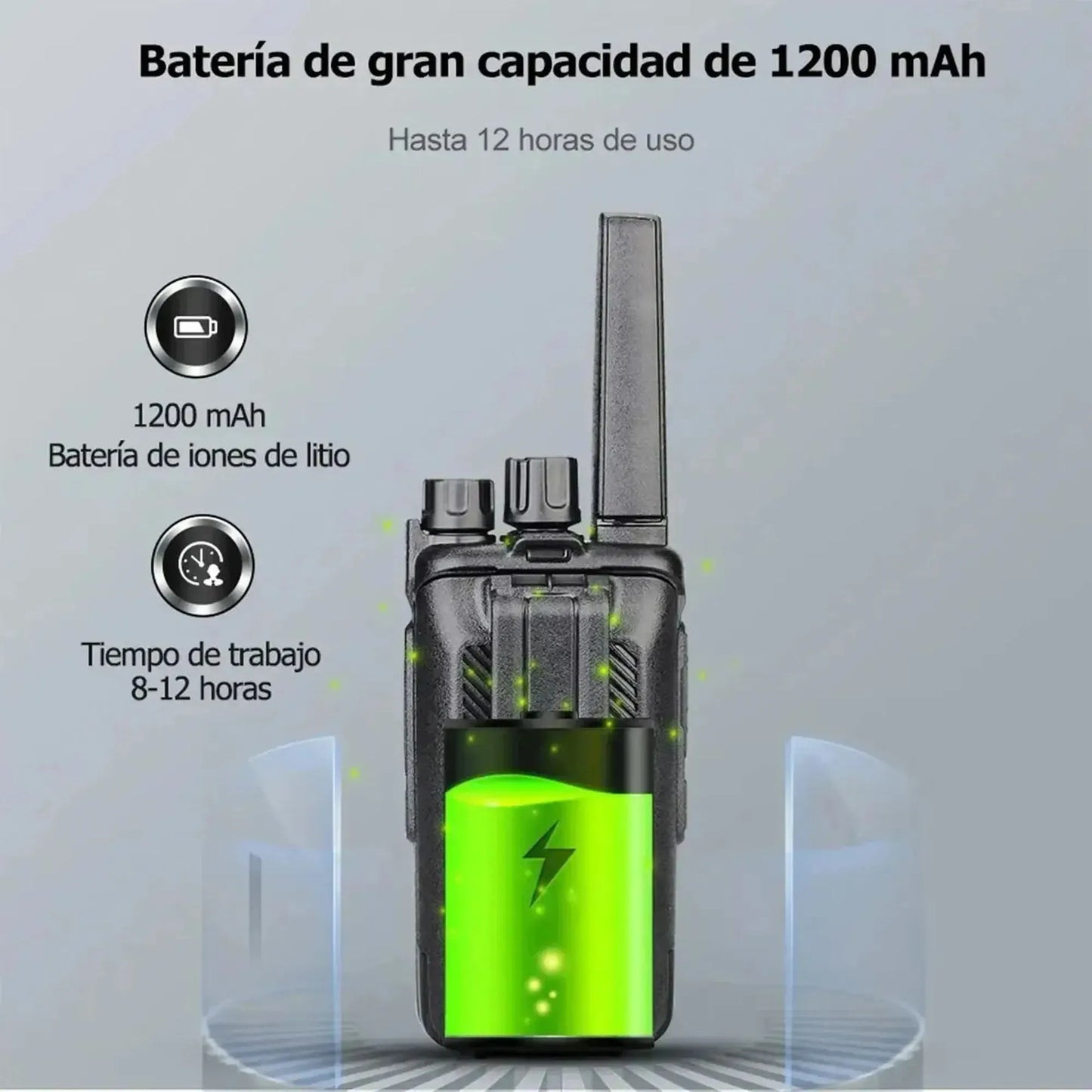 Par Radios Walkie Talkie Retevis RT68 UHF Analógico 2W 16 canales