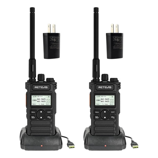 Par radios walkie talkie Retevis RT86S UHF 10W Analógico 16 canales