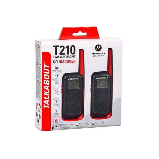 Radios Walkie Talkie Motorola Talkabout T210 22 canales 32km GMRS FRS