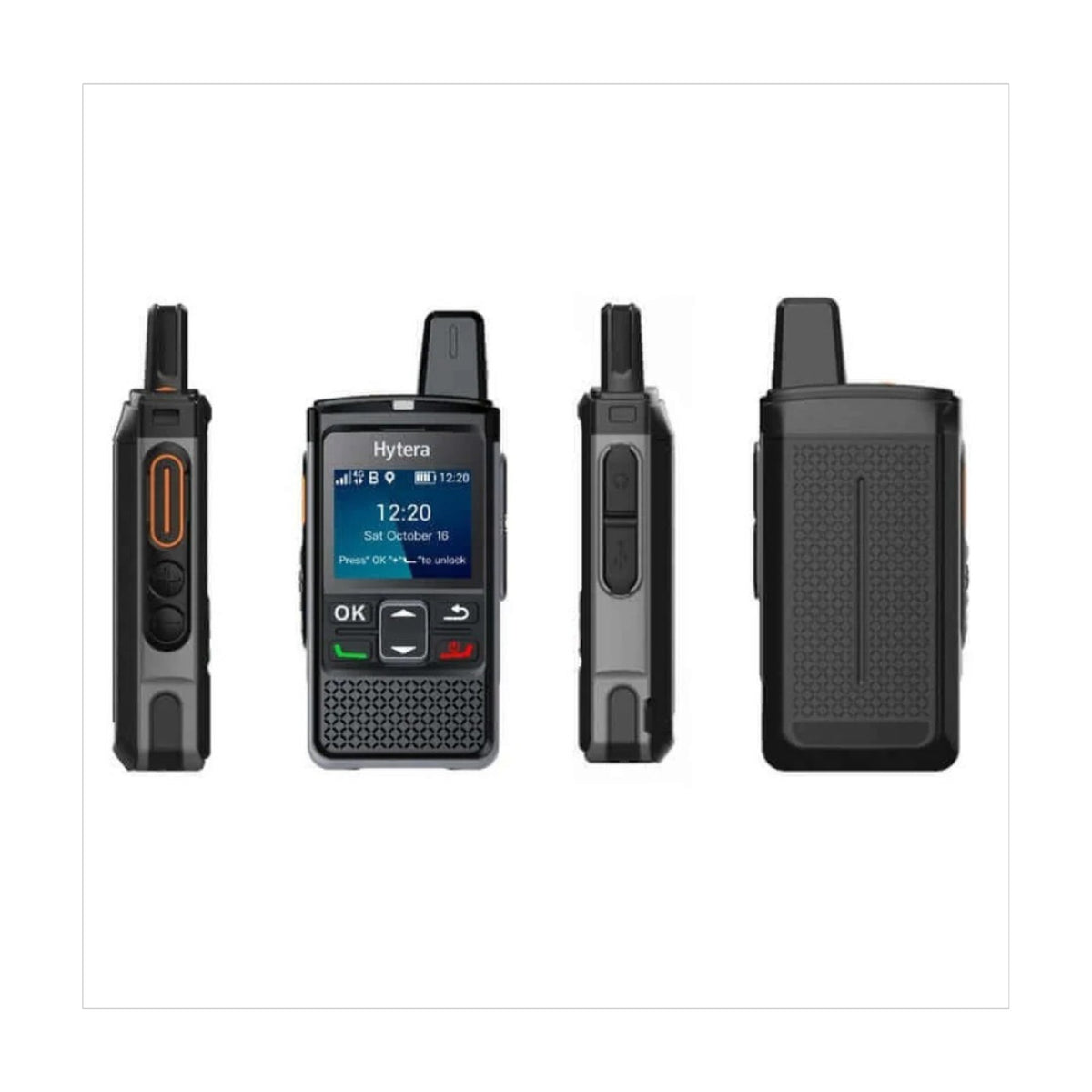 Radio portátil Hytera PNC360S PoC cobertura 4G LTE Impermeable IP67