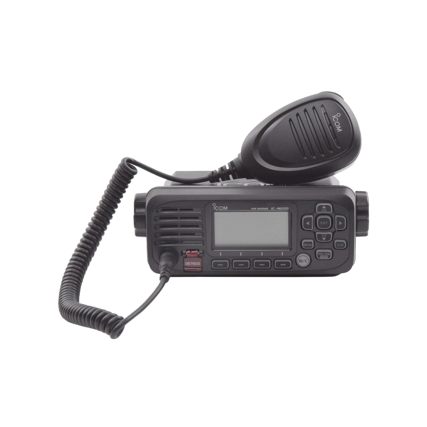 Radio móvil marino ICOM IC-M220/13 25W de potencia, sumergible IPX7 incluye: micrófono, cable de alimentación y accesorios