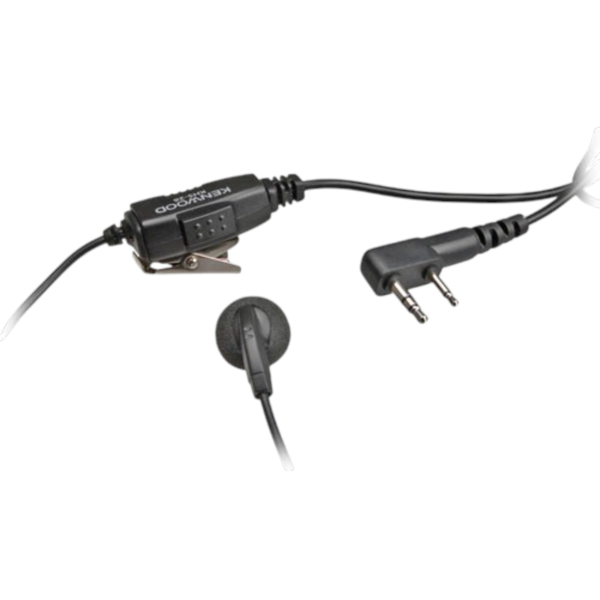 Auricular manos libres Kenwood KHS-26 micrófono audífono compatibles con TK-2000 TK-3000 NX y TK series
