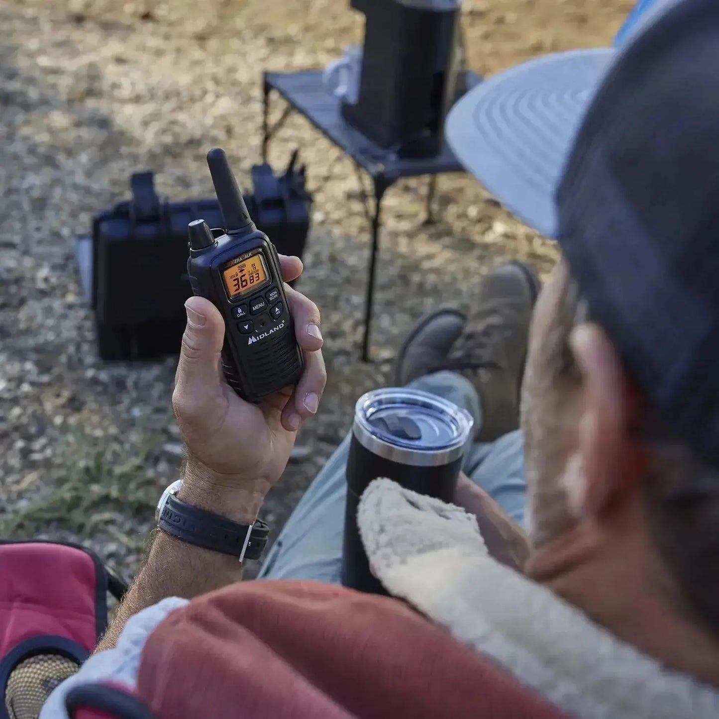 Radios Walkie Talkie Midland LXT600VP3 48km 36 canales GMRS FRS