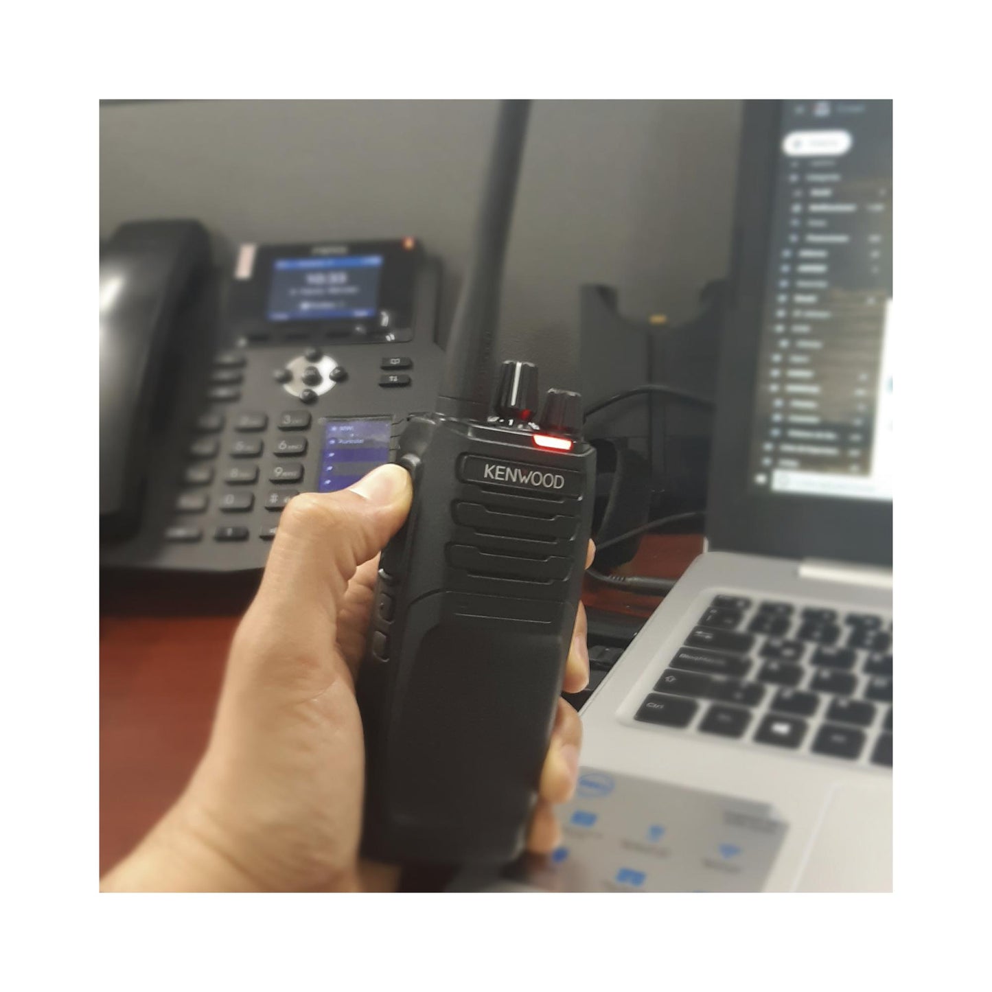Radio Walkie Talkie Kenwood NX-1200-DK-IS intrínsecamente seguro Digital DMR Analógico VHF 5W GPS
