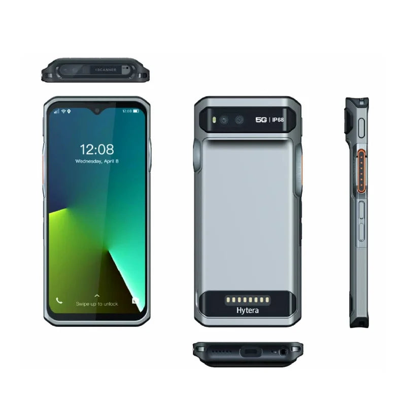 Radio portátil Hytera PNC560 Xsecure PoC 5G LTE GPS Uso rudo