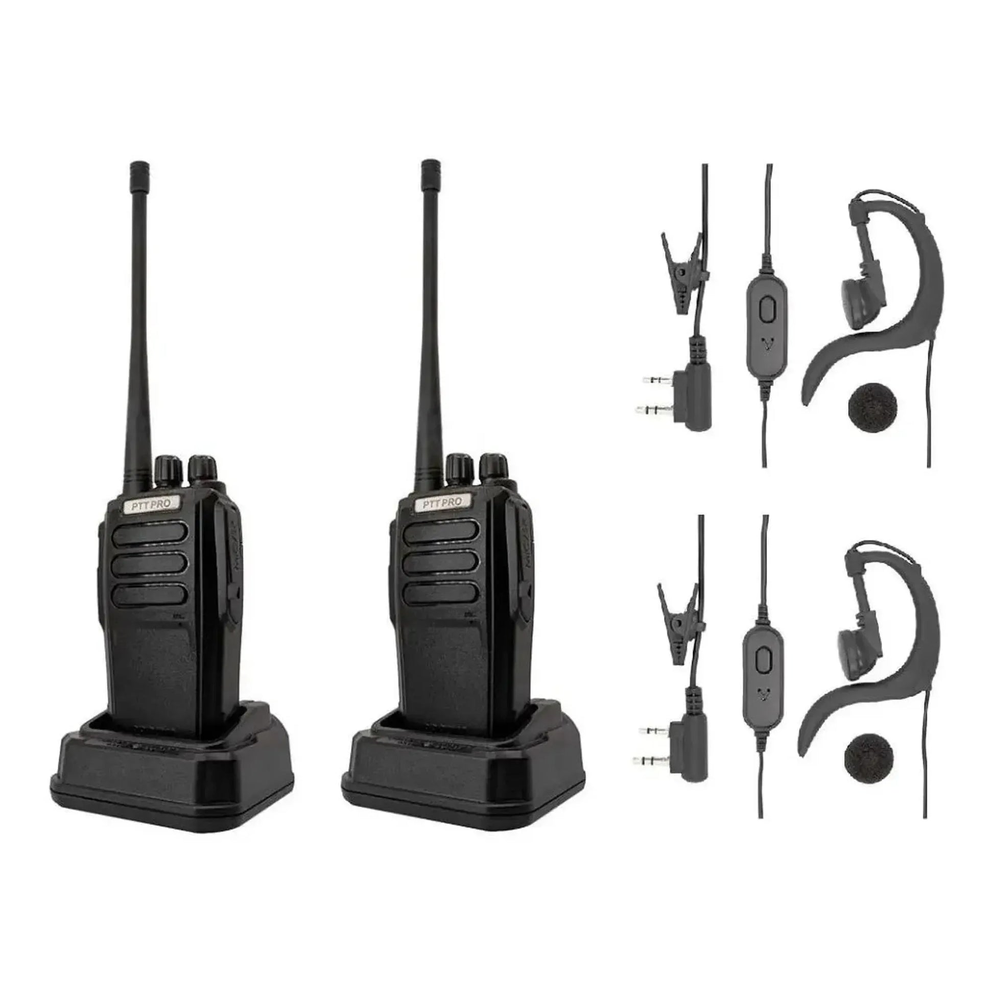 Par de radios Walkie Talkie Banda dual UHF VHF Analógico PTTPRO PRO3000 16 canales 5W