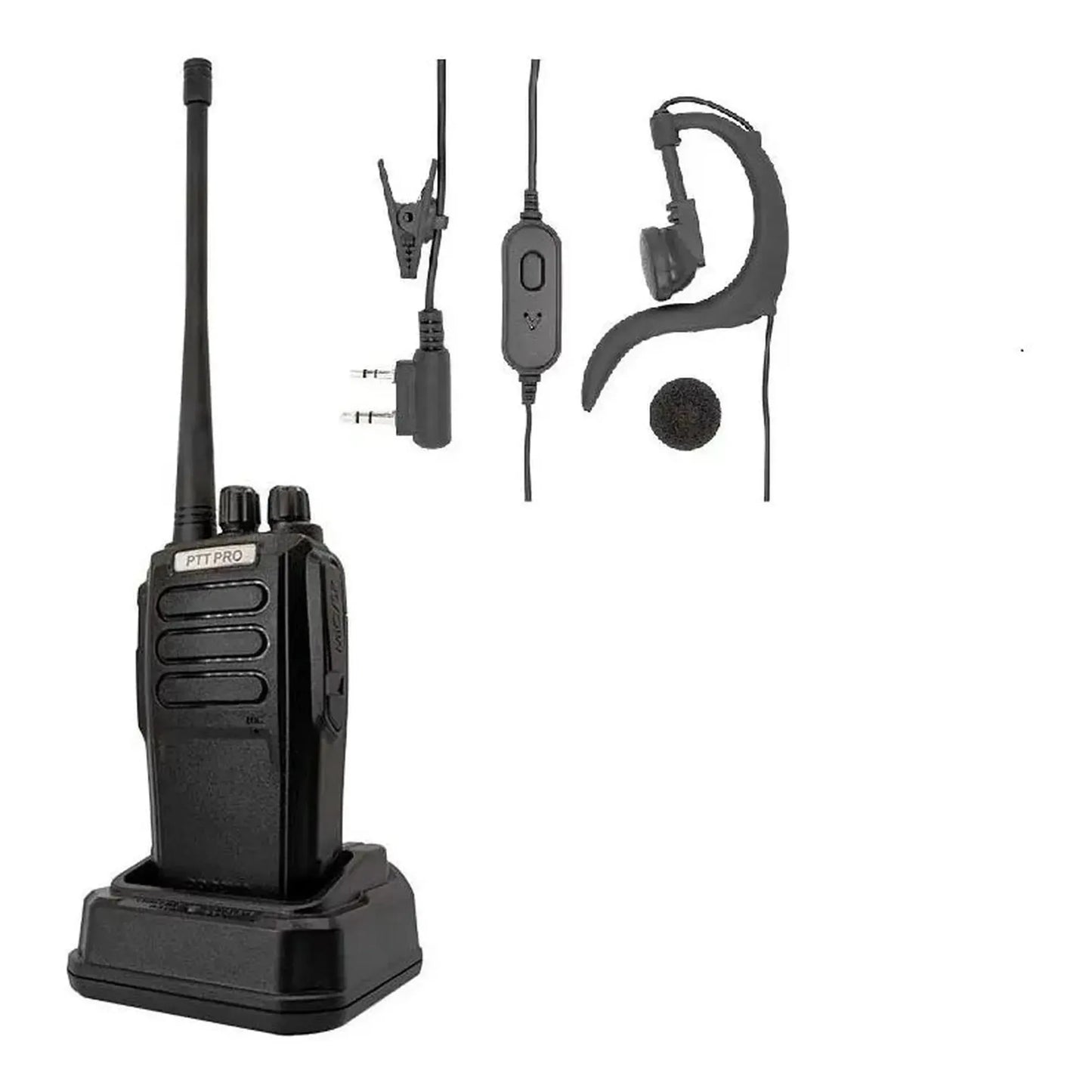 Radio Walkie Talkie PTTPRO Banda Dual UHF VHF Analógico PRO3000 16 canales 5W
