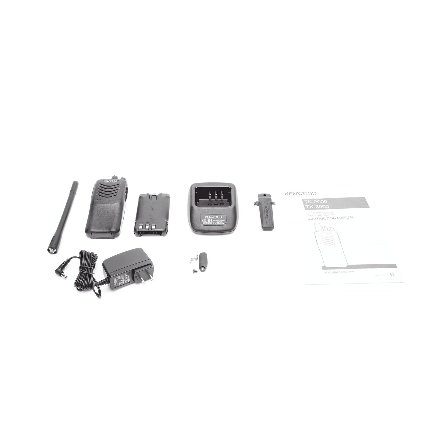 Radio Walkie Talkie Kenwood TK-2000 VHF analógico 16 Canales, IP54, VOX, Scan