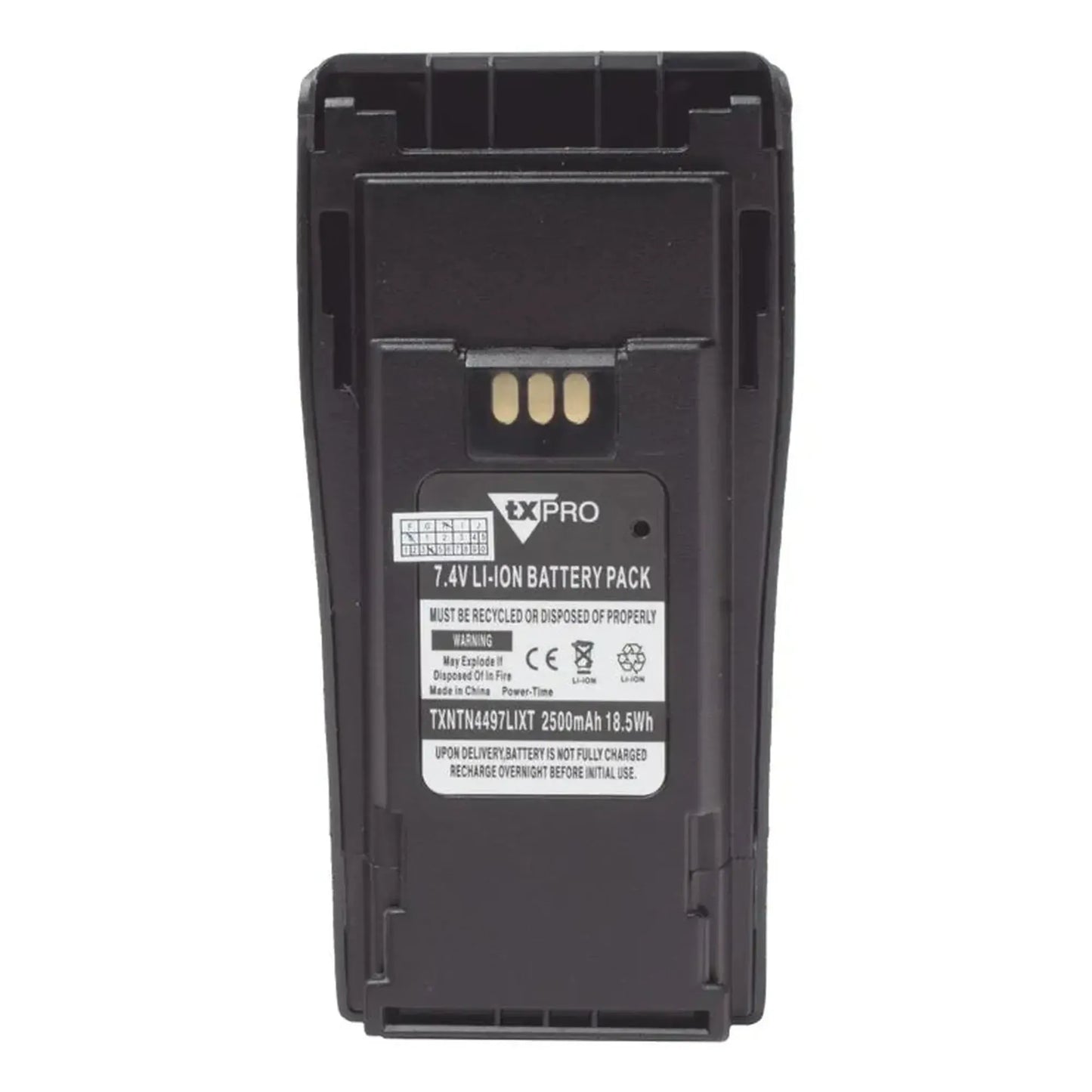 Batería recargable 2500 mAh para radios EP450 DEP450 CP200 CP250 PR400 GP3388 CP080/150/200 NNTN4497