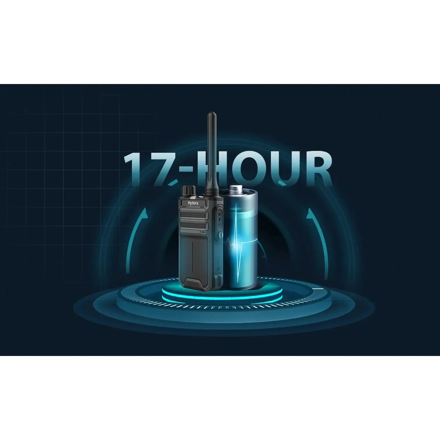 Radio walkie talkie Hytera AP516 Analógico VHF 3W 32 canales 4000mAh 17 horas