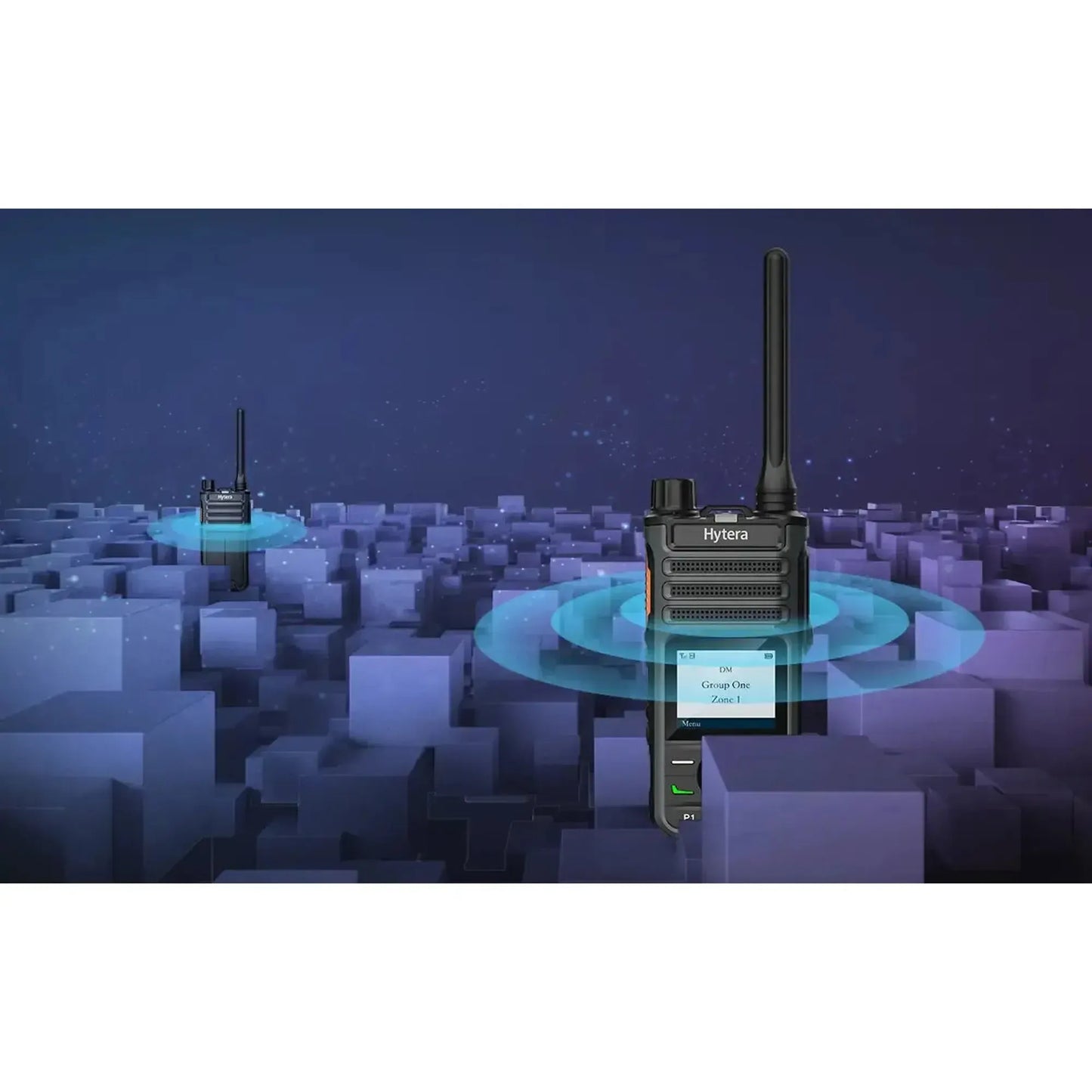 Radio walkie talkie Hytera BP566 Digital y analógico UHF 3W 256 canales