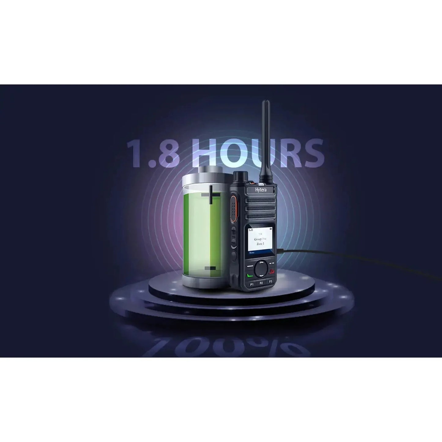 Radio walkie talkie Hytera BP566 Digital y analógico UHF 3W 256 canales