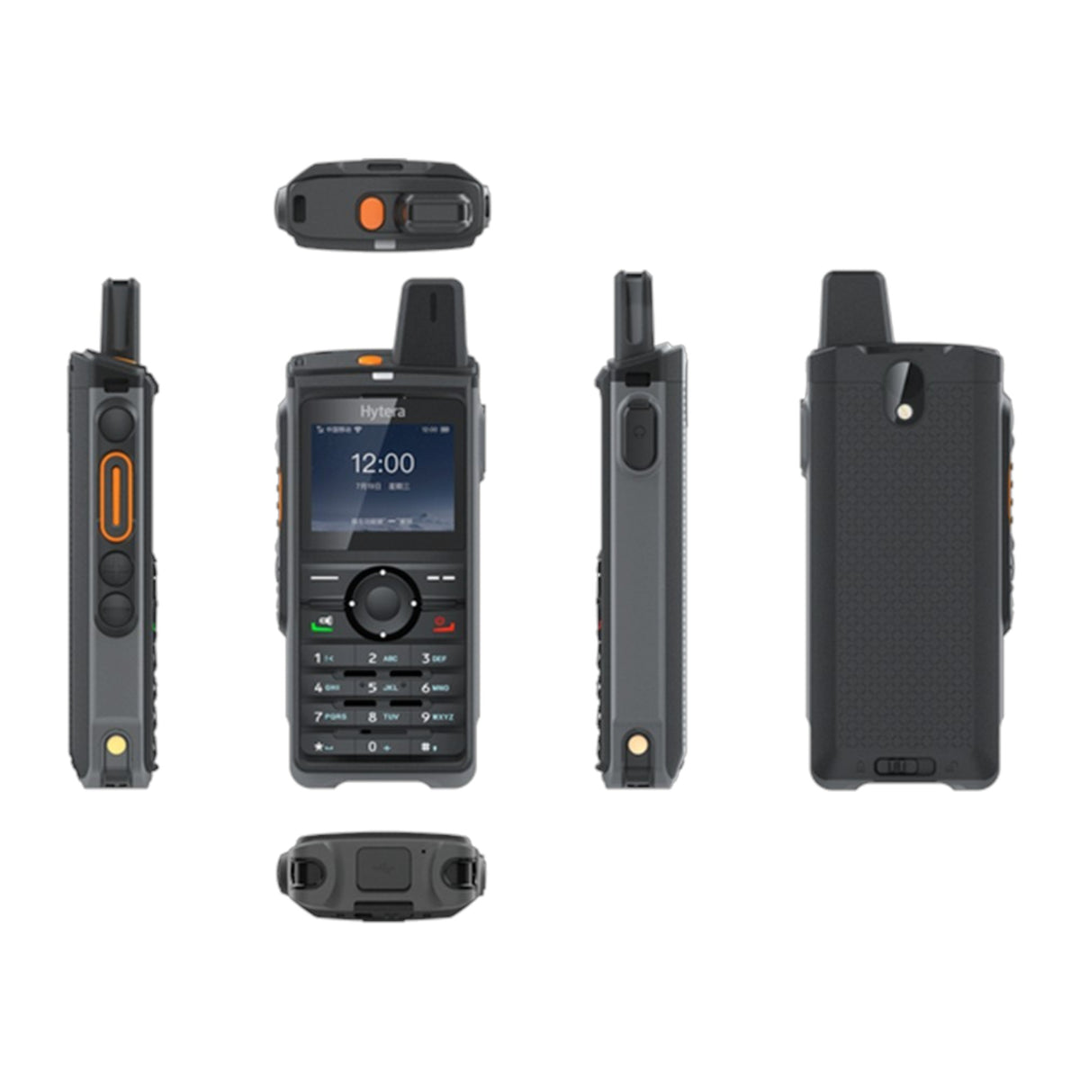 Radio portátil Hytera PNC380 PoC cobertura 4G 5G LTE GPS Impermeable IP67