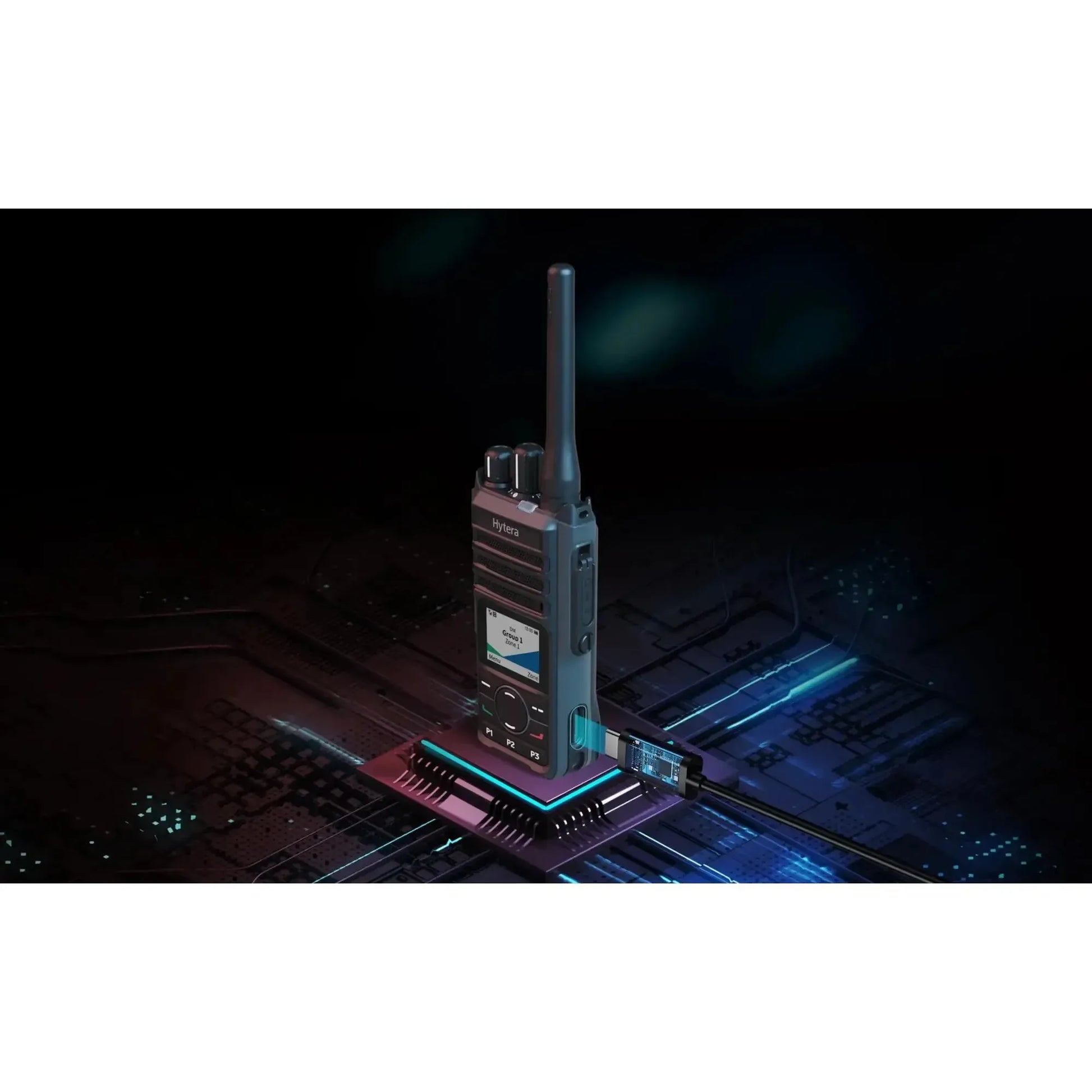 Radio walkie talkie Hytera HP566 Digital y analógico UHF 4W 512 canales
