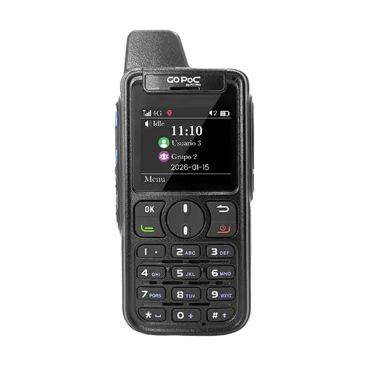 Radio Walkie Talkie GO PoC by PTT PRO Go pocket Largo alcance cobertura 4G LTE incluye Licencia y SIM por 3 años