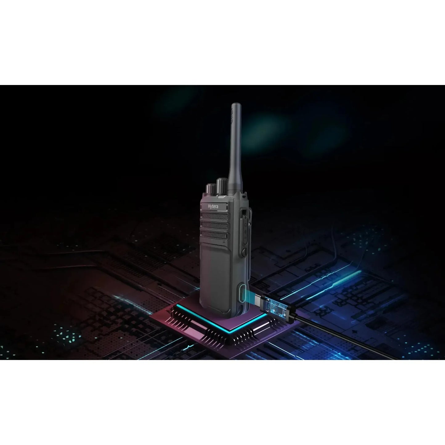 Radio walkie talkie Hytera HP506G versión GPS 256 canales Digital y analógico 4W UHF 256 canales