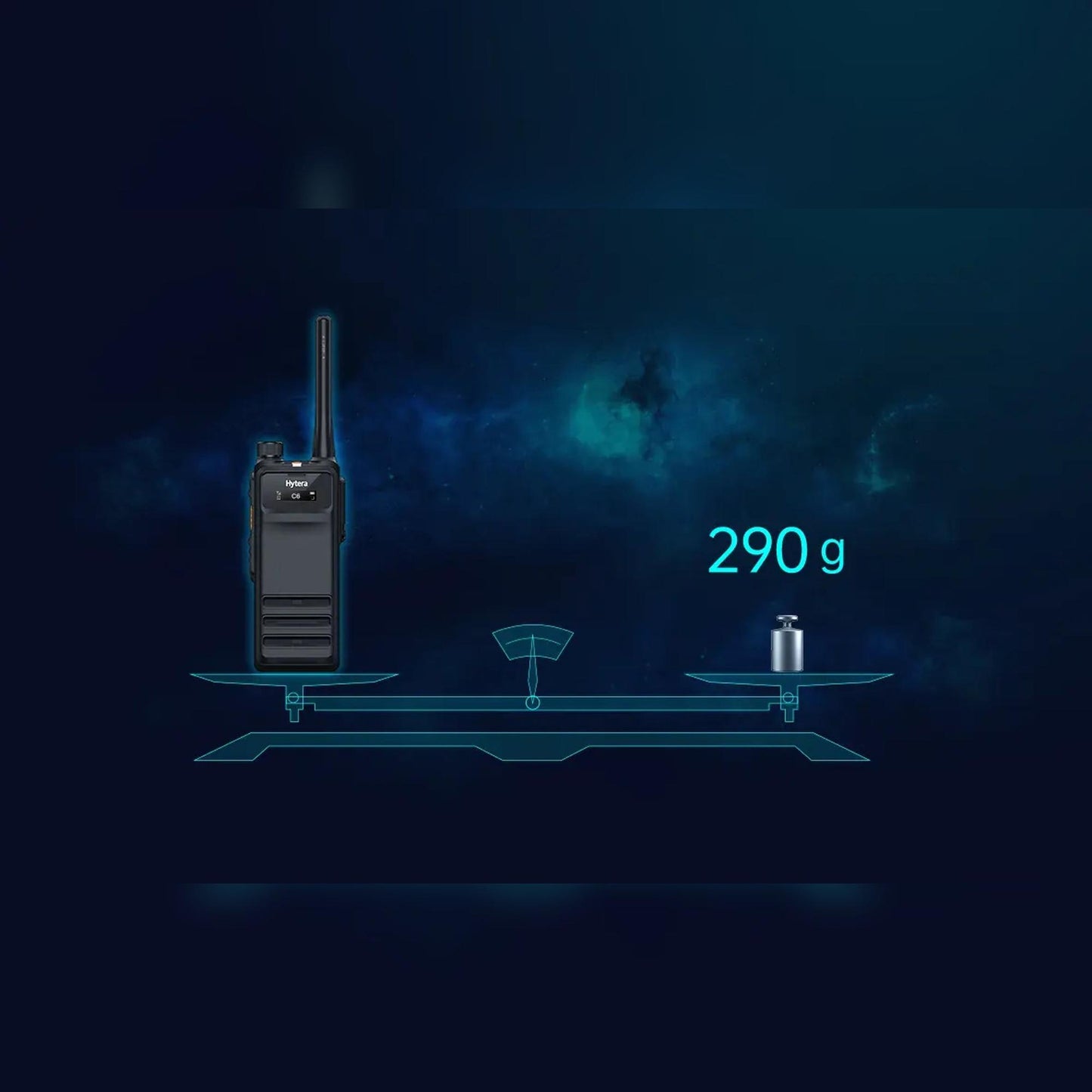 Radio Walkie Talkie Digital Profesional Hytera HP706 UHF DMR IP68 Uso rudo