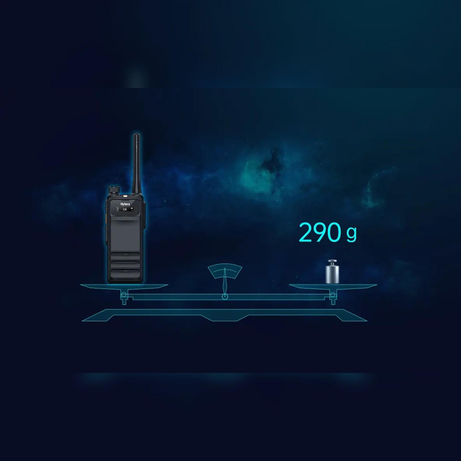 Radio Walkie Talkie Digital Profesional Hytera HP706 UHF DMR IP68 Uso rudo