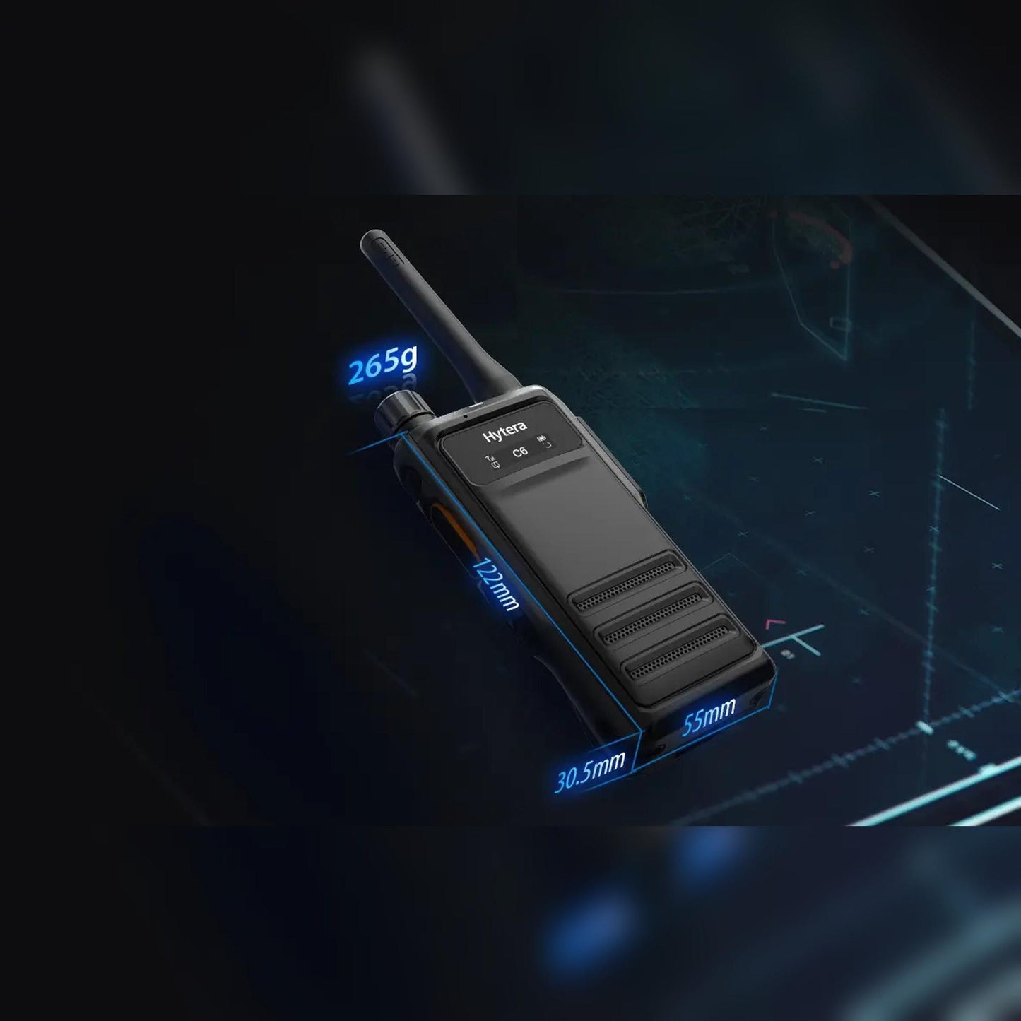 Radio Walkie Talkie Digital Profesional Hytera HP606 UHF DMR IP67