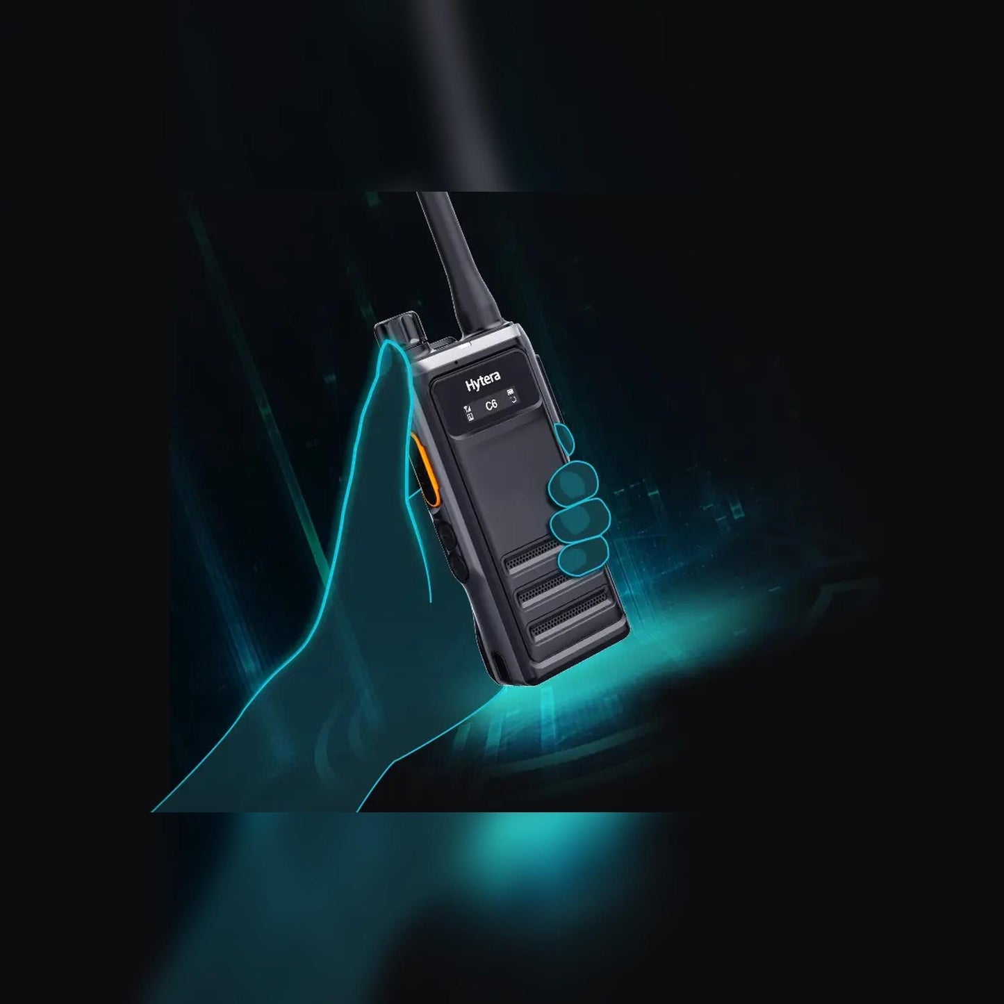 Radio Walkie Talkie Digital Profesional Hytera HP606 UHF DMR IP67