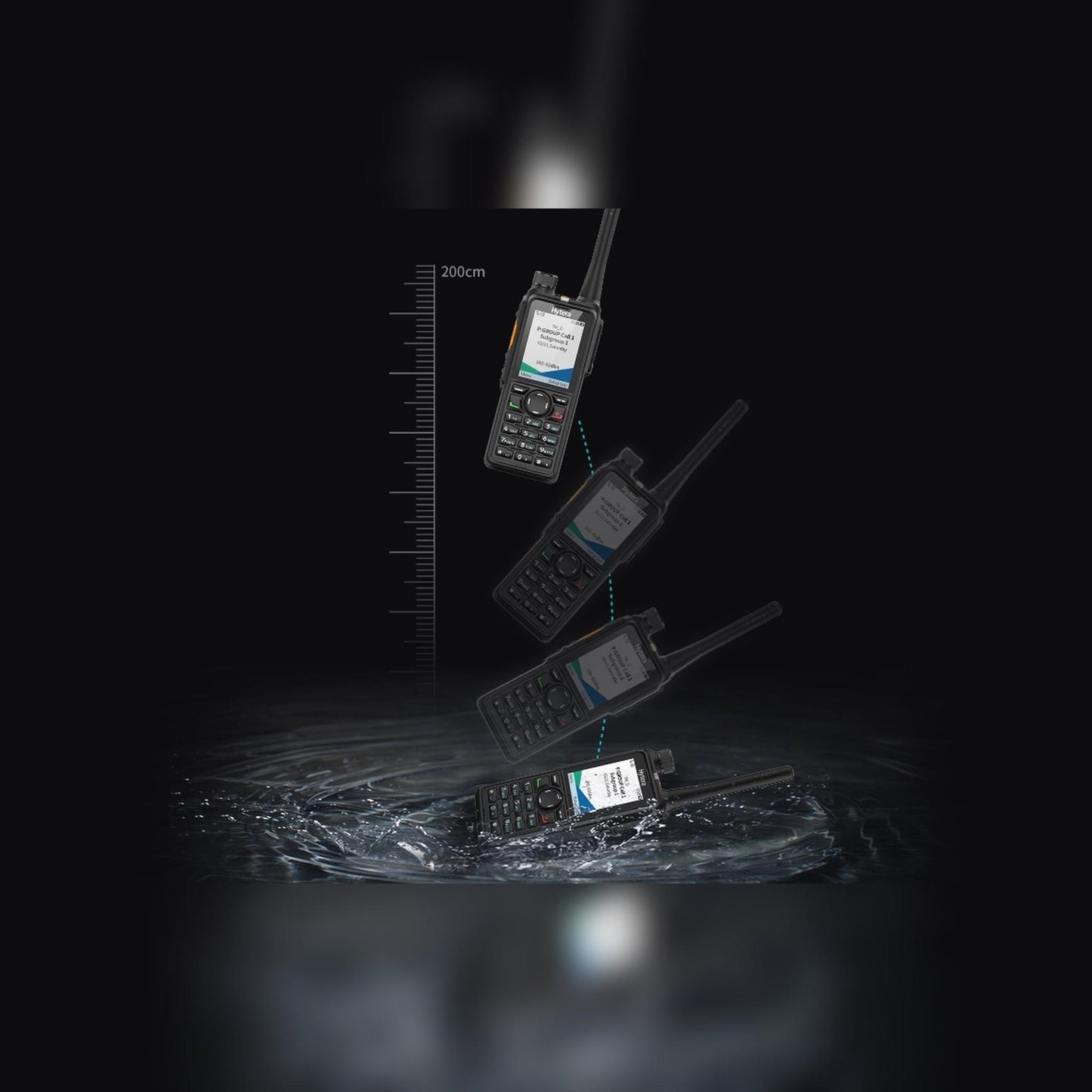 Radio Walkie Talkie Digital Profesional Hytera HP786 UHF DMR IP68 Uso rudo