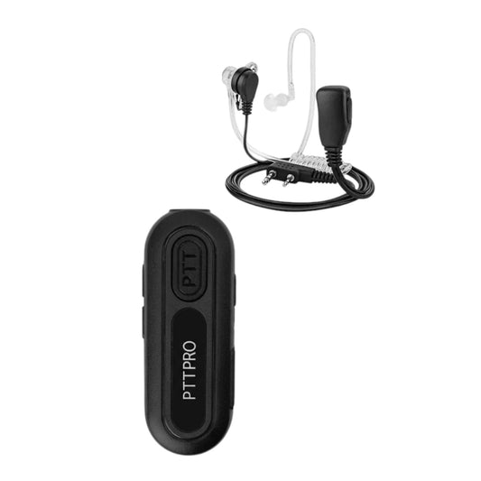 Mini radio Walkie Talkie PTT PRO Nano UHF con auricular manos libres tipo escolta