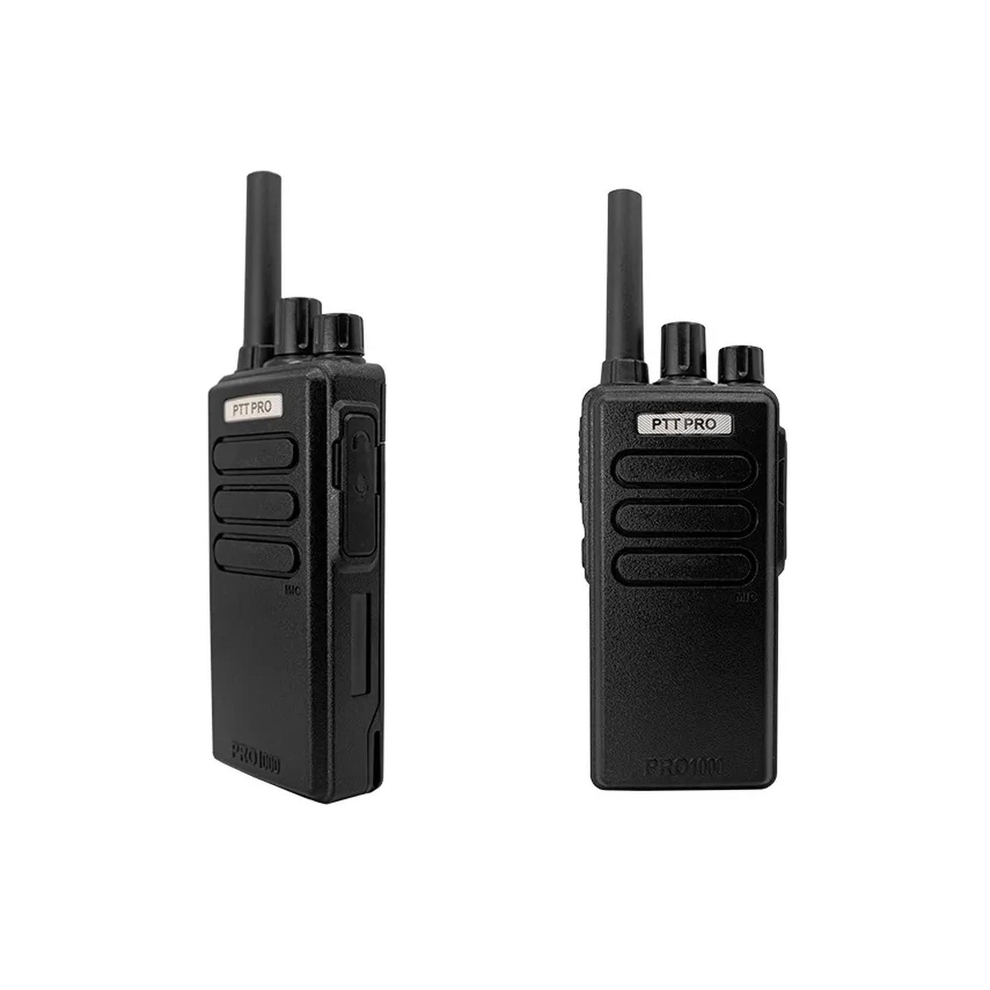 Par de radios Walkie Talkie PTTPRO Pro1000 UHF Analógico 16 Canales 2W