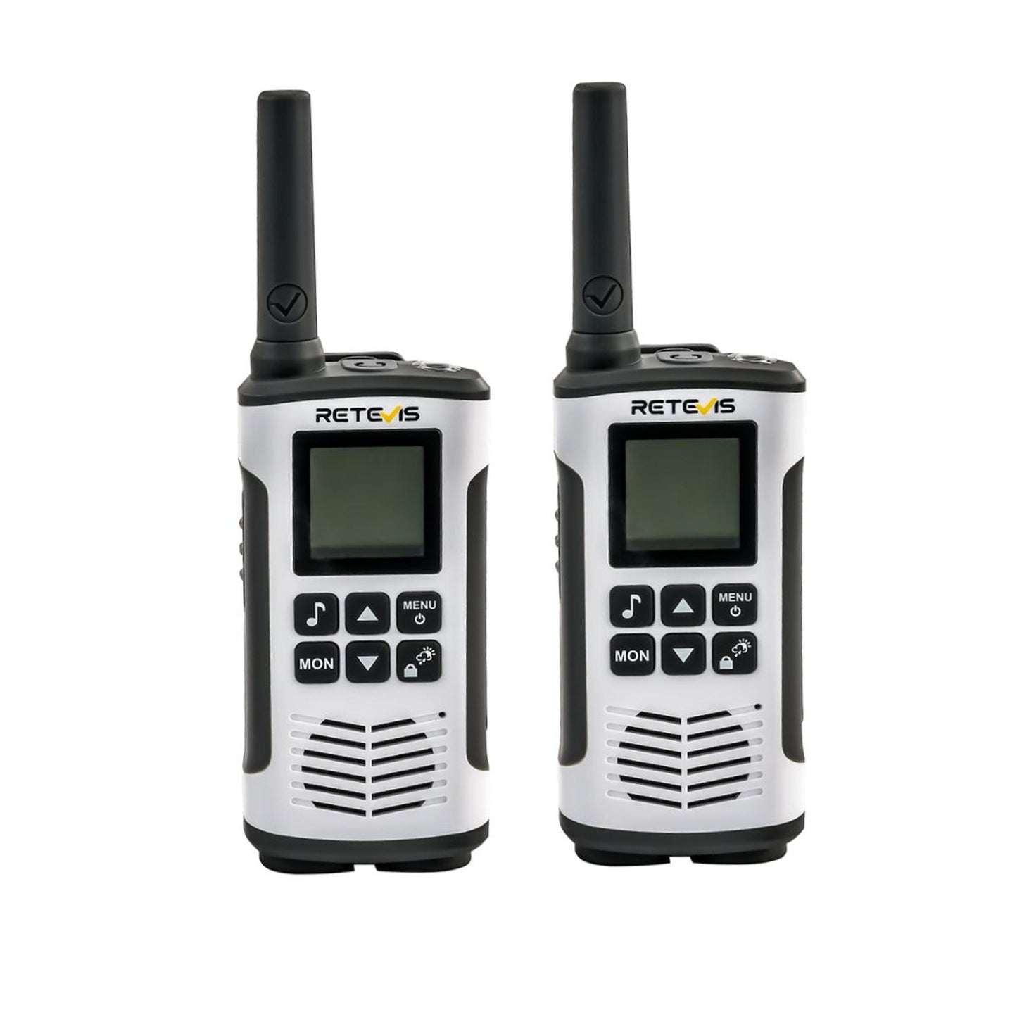 Par radios walkie talkie Retevis RT45 Eztalk GMRS FRS 22 canales