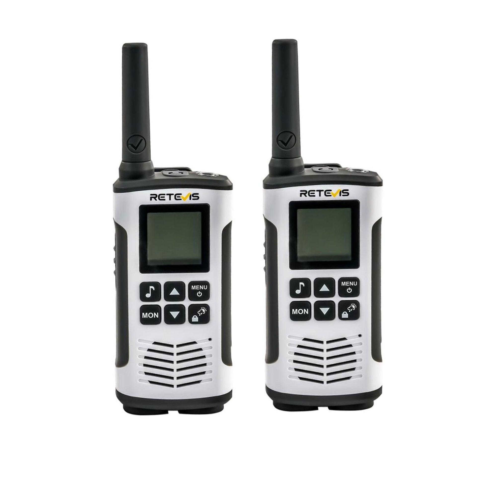 Par radios walkie talkie Retevis RT45 Eztalk GMRS FRS 22 canales
