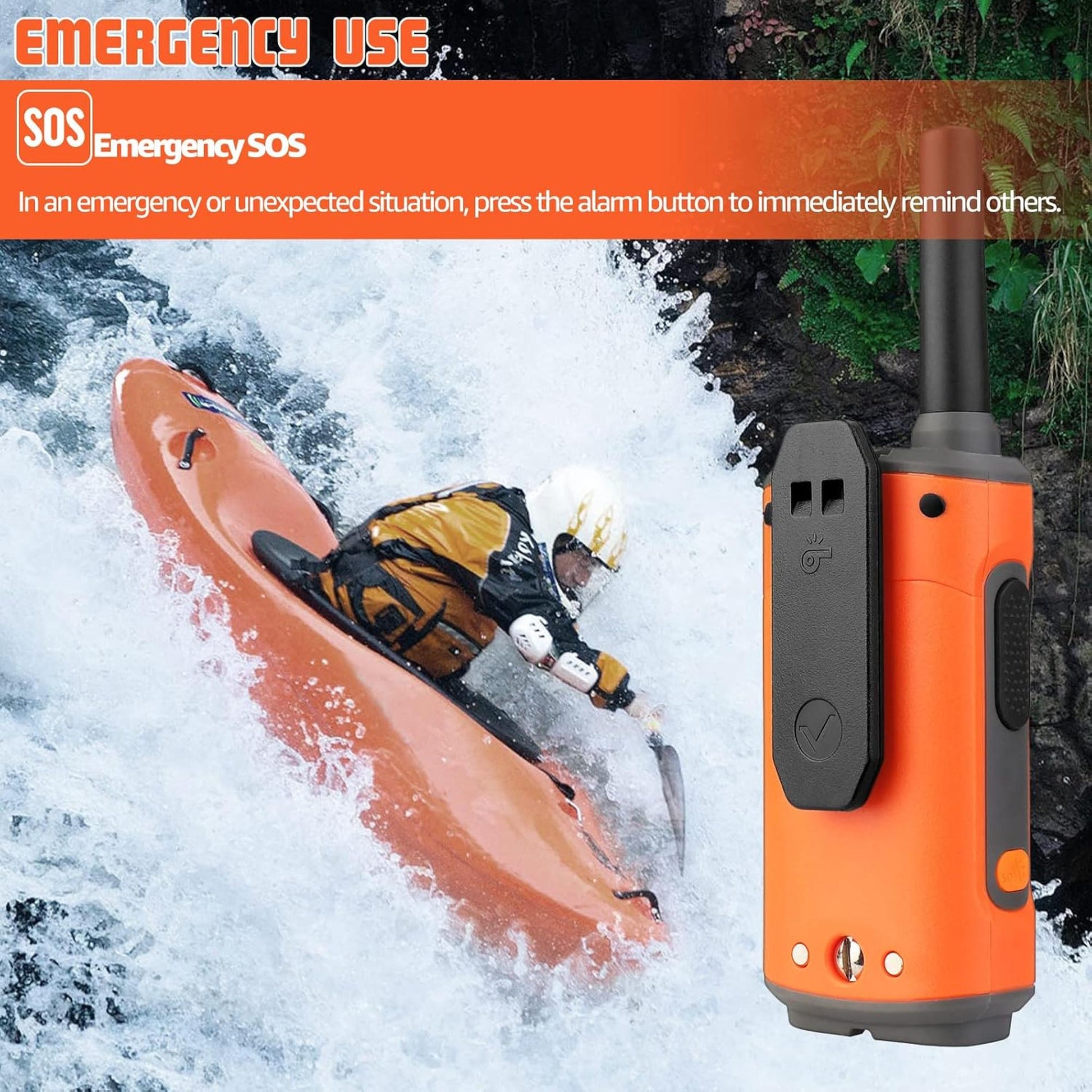 Par radios walkie talkie Retevis RT45P Sumergibles GMRS FRS 22 canales